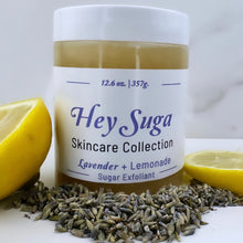 Load image into Gallery viewer, Lavender + Lemonade Sugar Exfoliant
